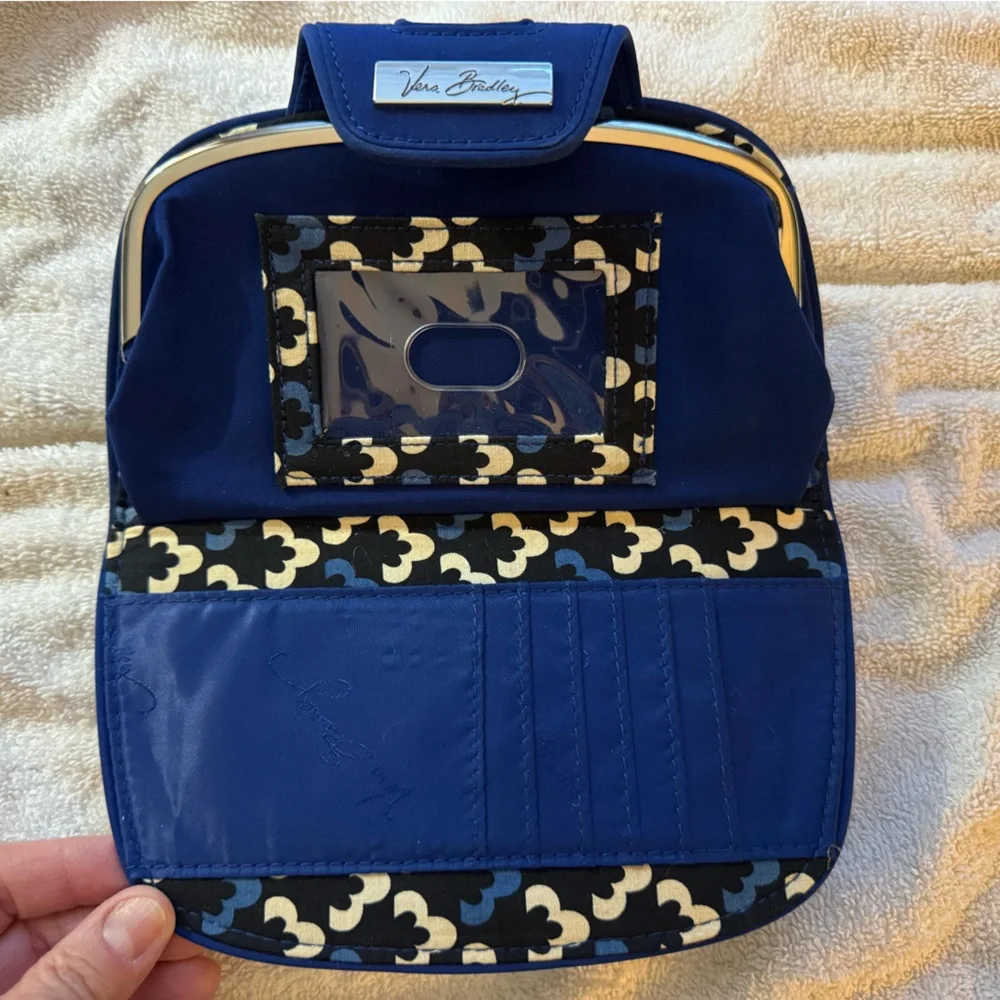 Vera Bradley Royal Blue Wallet - Picture 4 of 6